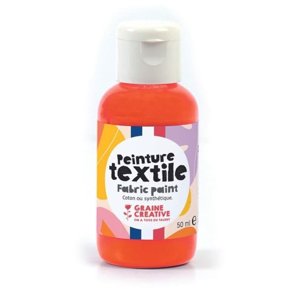 Textilfärg 50 ml - neon orange