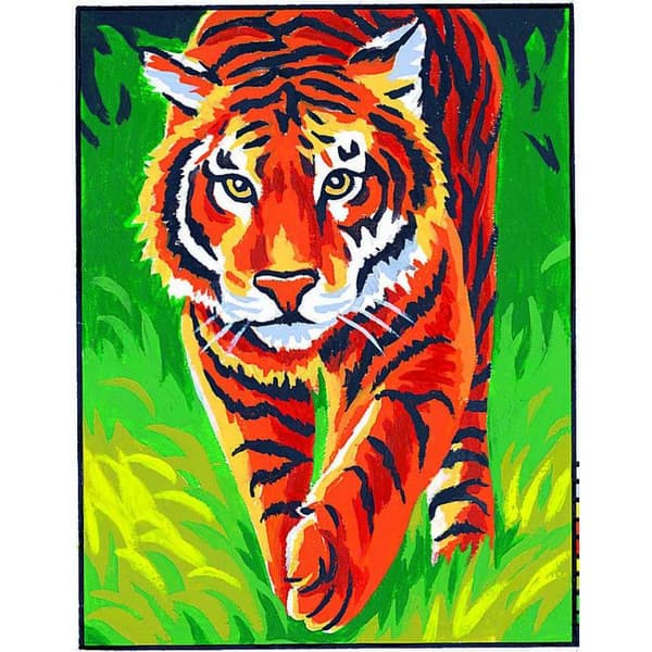 Kit canvas Le tigre 20x25cm