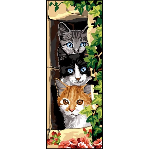 Antik duk De tre katterna 25x60cm