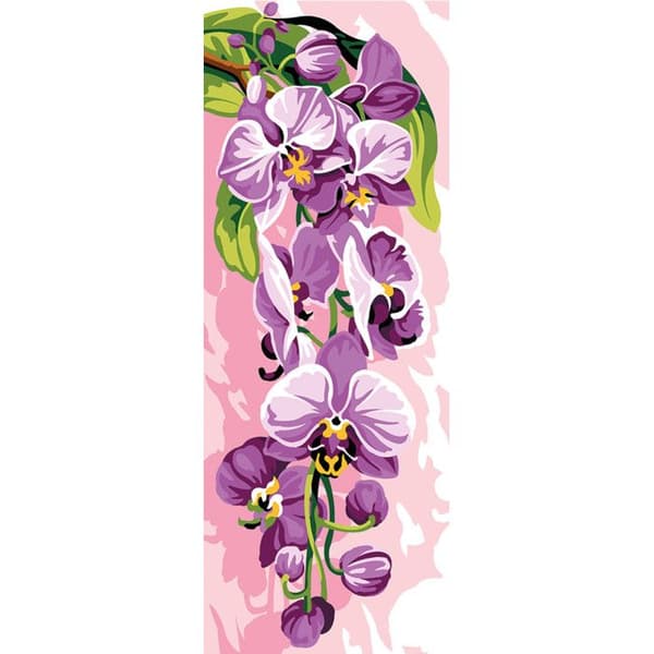 Canevas SEG Orkidé 25x60 cm