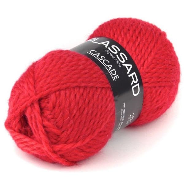 Plassard - Garnboll Cascade 09 Röd