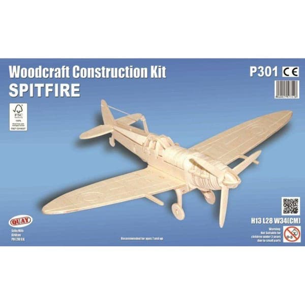 Kaj - Trämodell Flygplan (Spitfire)