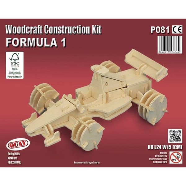 Kaj - Trämodell Formel 1 Bil