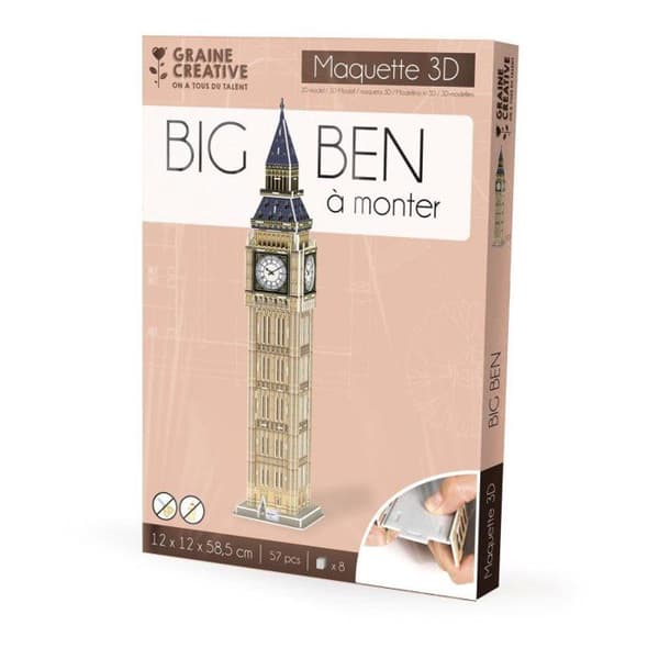 3D-pusselmodell Big Ben - Seed Creative Vi har alla talang