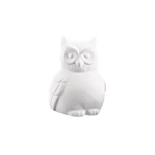 Uggla i polystyren, 13 cm
