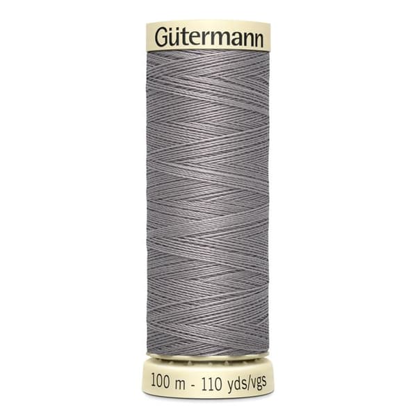 Sytråd 100% polyester Gütermann 1 Spole - Att 493 - mörkgrå silver