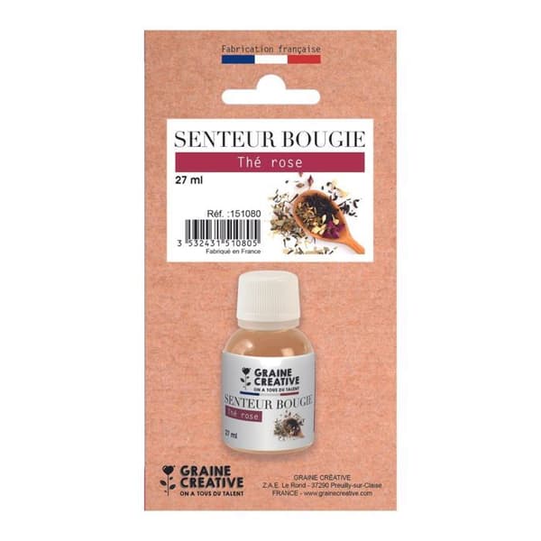 Doft för ljus - GRAINE CREATIVE - Rosete - 27 ml - Mjuk doft - Enkel DIY