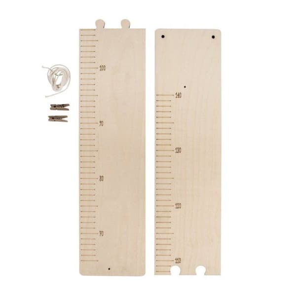 Trähöjddiagramsats - RAHYER - 60-140 cm - Brun - Barn