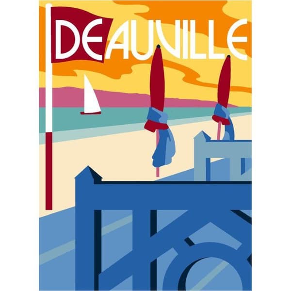 Margot - Canevas Margot Deauville 40x30cm