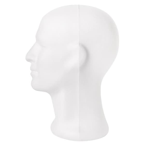 Dekorativt huvud - RAYHER - 30,5 cm - Polystyren - Vit - Inomhus