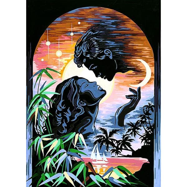 Antik canvas Tropisk dröm 45x60cm
