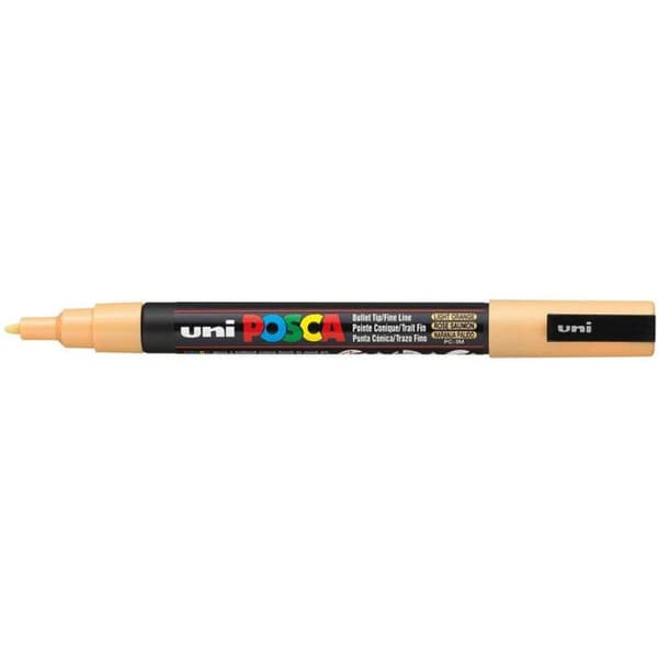 Markörer - POSCA - PC3M - Fin spets - Pastellfärger - Set om 8