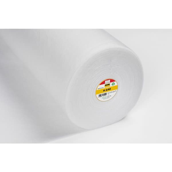 Termofixering - VLIESELINE - H640 - 30 m x 90 cm - 100% polyester - voluminös