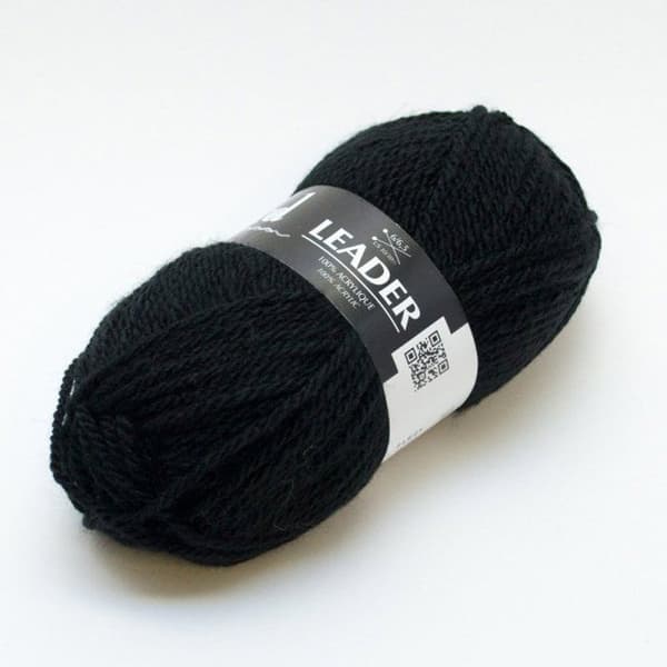 Plassard - Garnboll Leader 016 Svart
