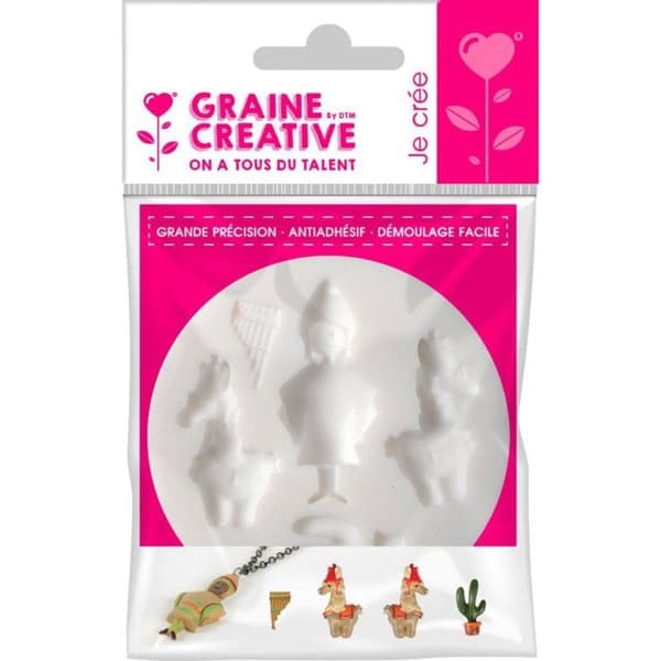 Graine Créative - Silikonform (mini) Sydamerika Ø 7 cm