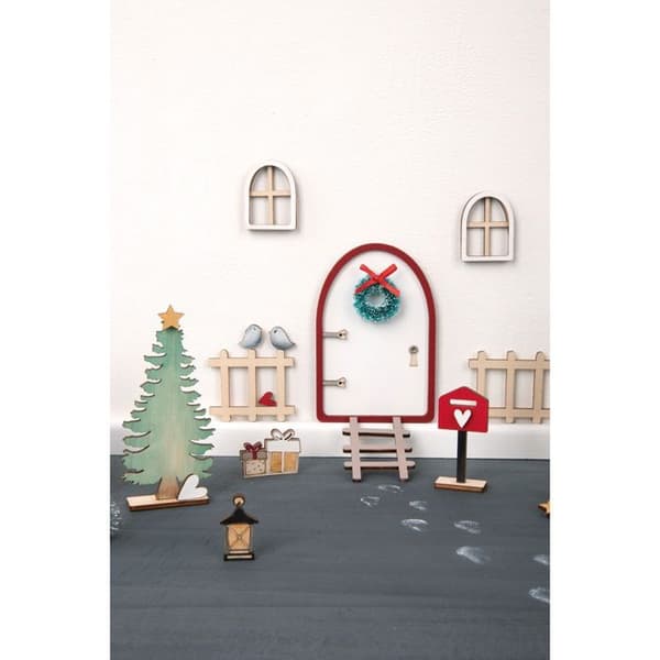 Mini julscen för att montera 26 stycken