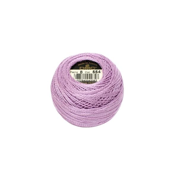 DMC Coton perlé art 116, storlek 8 - 80m nystan - Att 554