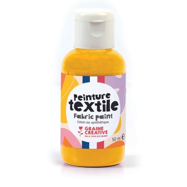Textilfärg 50 ml - gyllengul