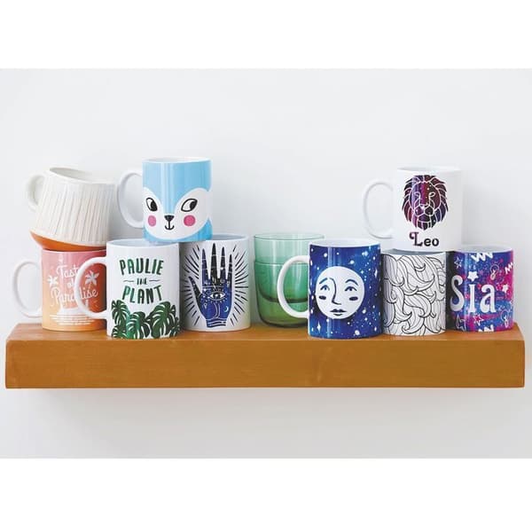 Mugg - Cricut - Mug Press - 15oz - Vit - Cylindrisk - 6/Förpackning
