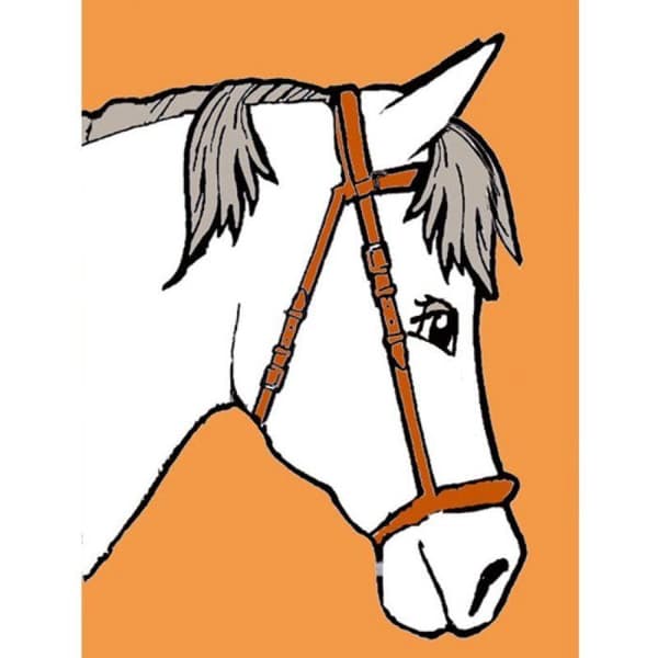 LUC - Barns canvas kit Häst 20x25cm