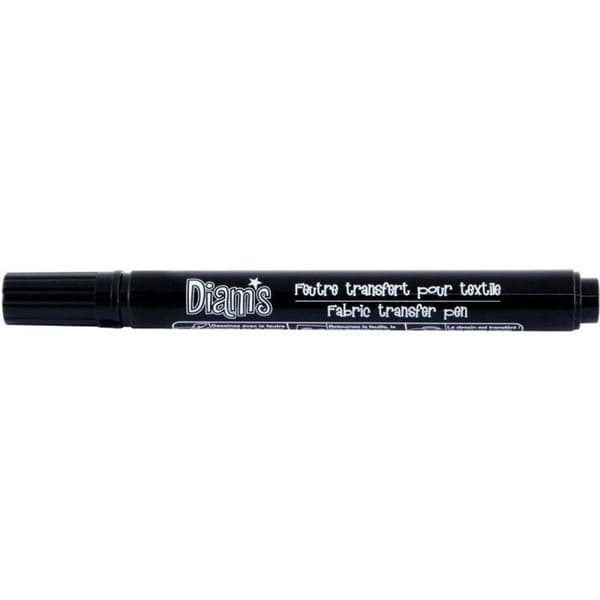 Filt för textilöverföring - DIAM'S - Svart - 14,5 cm - Opak - Blandat