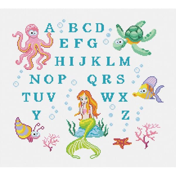 Kit Taveling Broderi ABC Havsfond