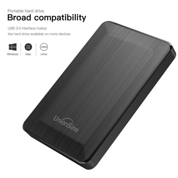 Extern hårddisk - UNIONSINE - HD2513 - 2.5" - 1.5 To - USB 3.0