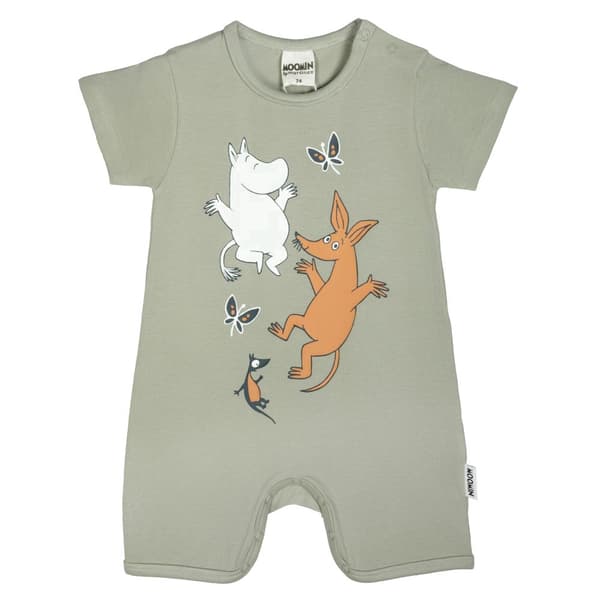 Mumin Ledighet-playsuit 2 ljusgrön