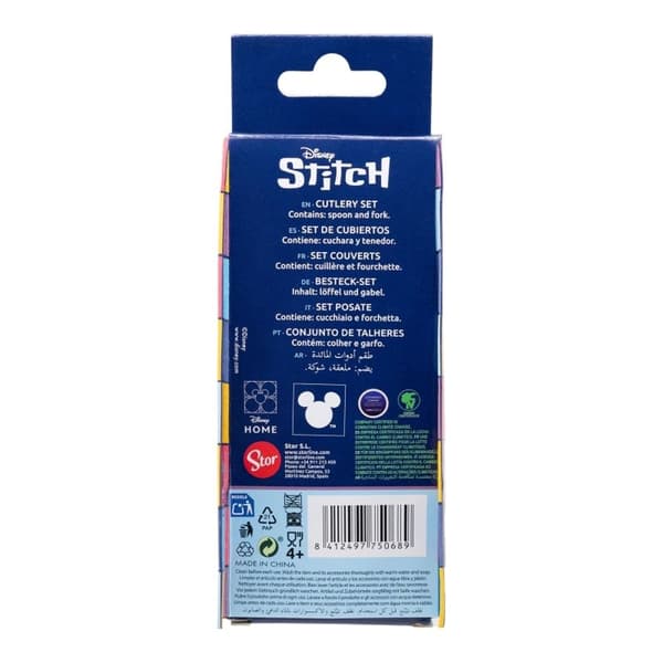 Stitch metall bestickset - 2 delar