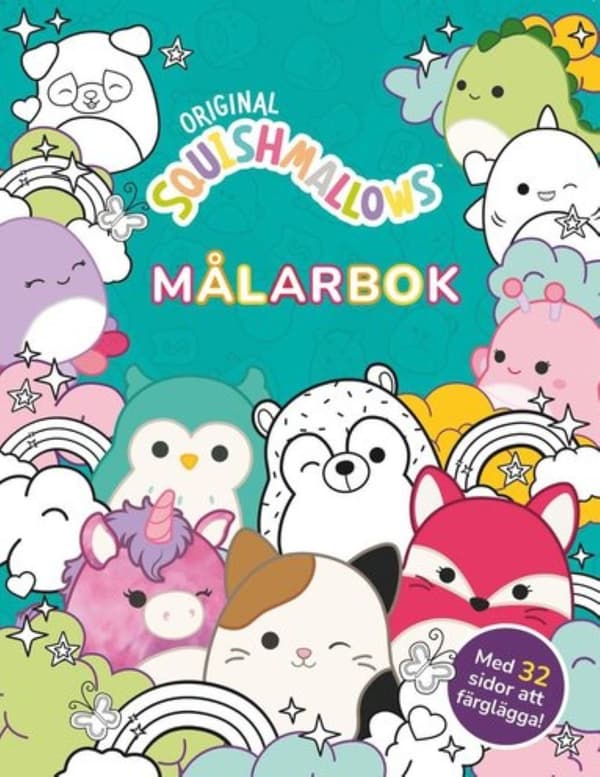 Squishmallows. Målarbok
