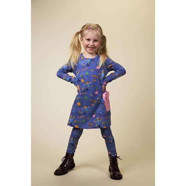 Pippi Langstrømpe Festkjole denim