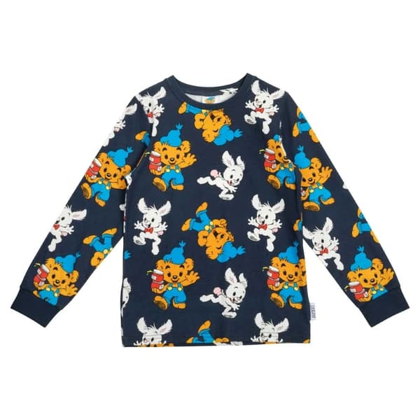 Bamse Duo-pyjamas mörkblå