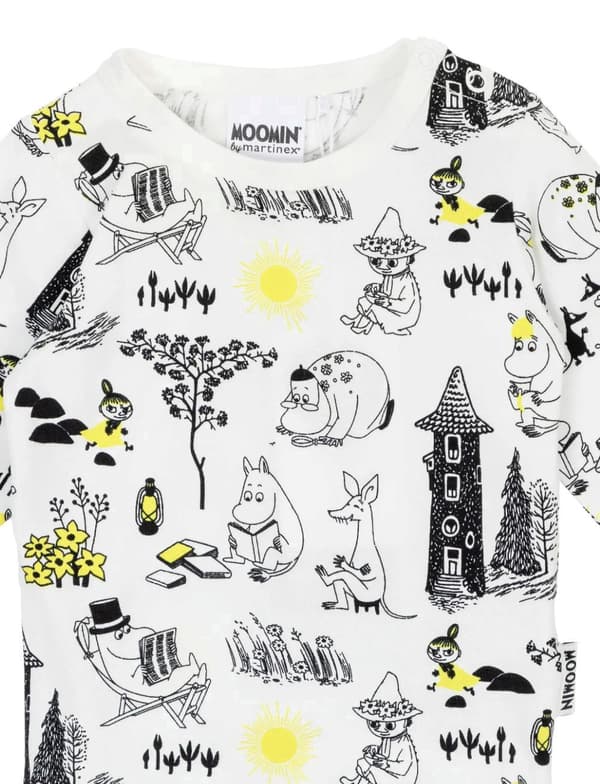 Mumi-body sort/hvid