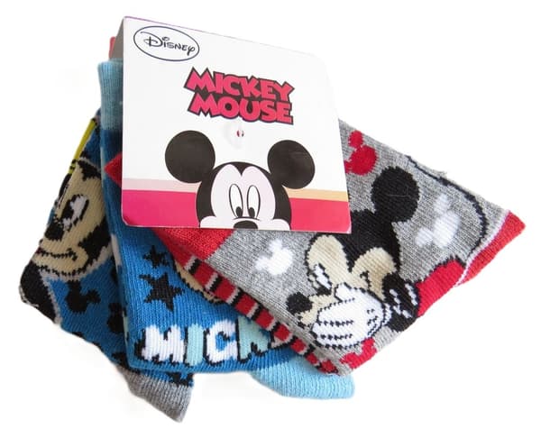 3-pak Mickey Mouse sokker 23/26