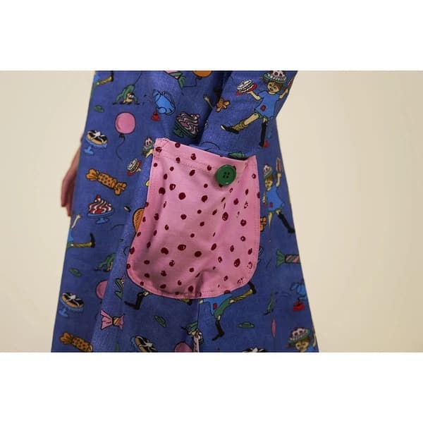 Pippi Langstrømpe Festkjole denim