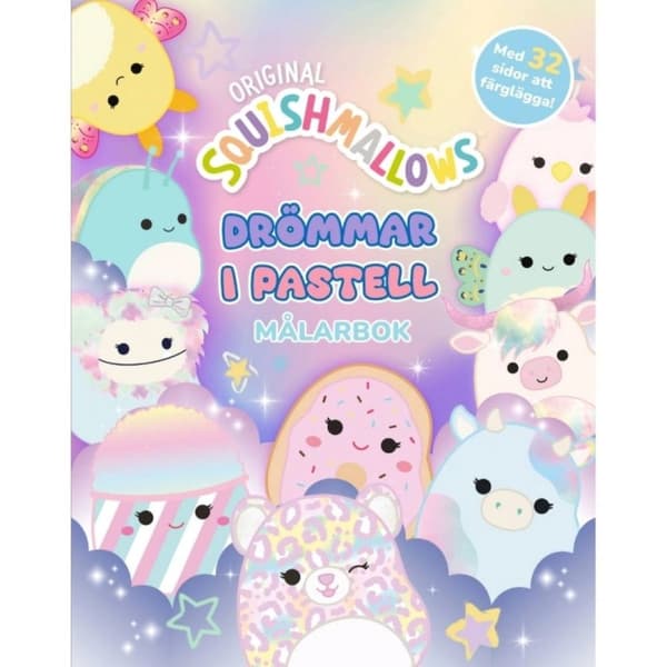 Squishmallows. Supersöt målarbok