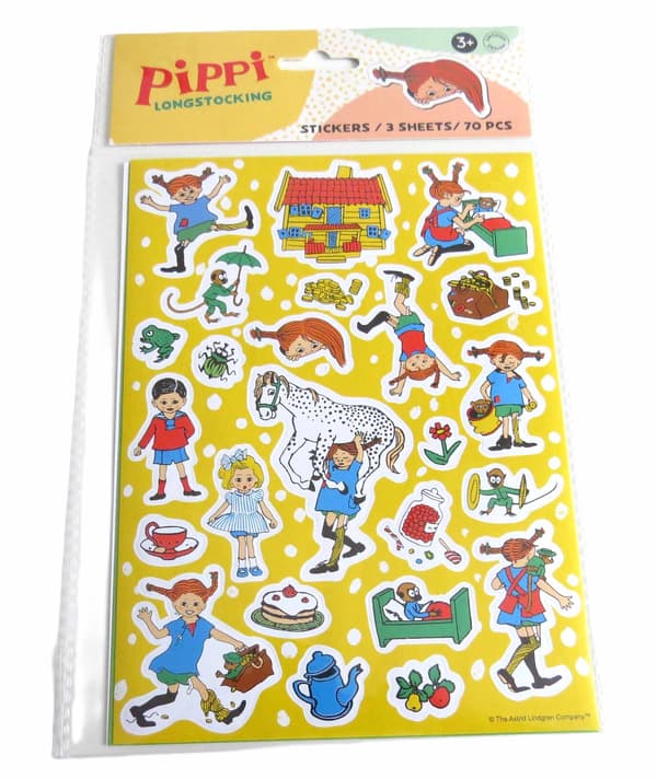 Peppi Pitkätossu -tarrat