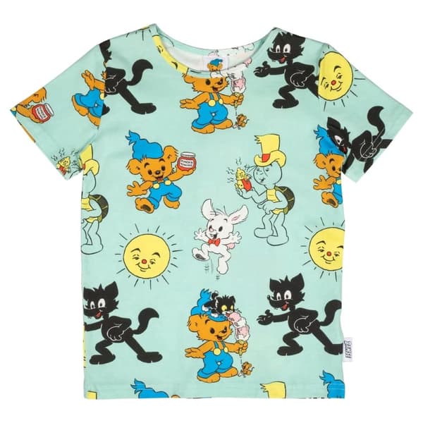 Bamse Kompisar t-paita mintinvihreä