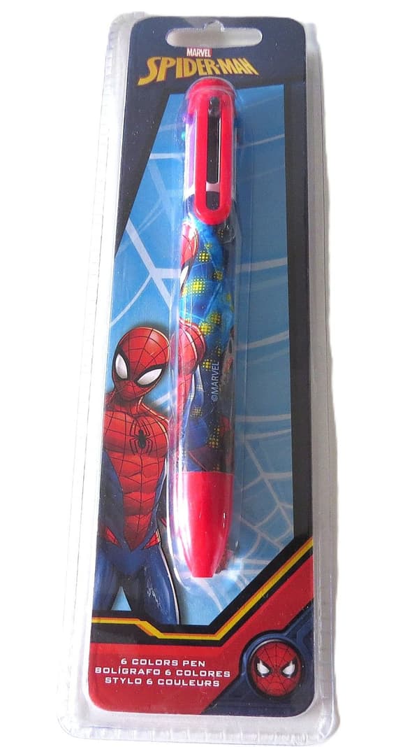 Spider-Man Multicolour pen 6 farver