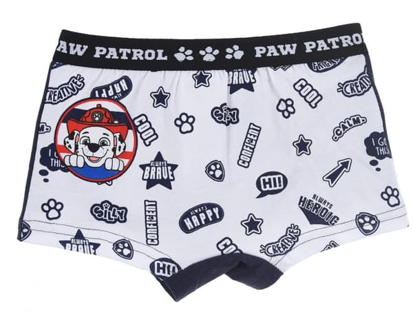 2-pack Boxerkalsonger Paw Patrol vit/randig