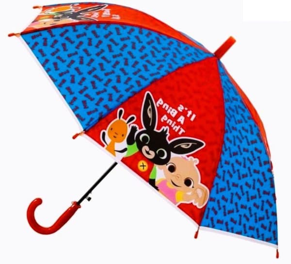 Bing barnparaply 74 cm Röd/Blå