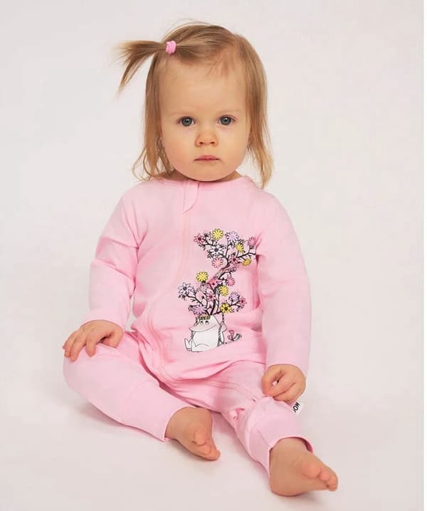 Mumitræsgyngepyjamas Pink