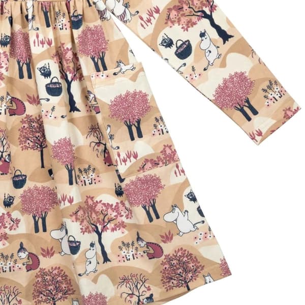 Muumi Hedelmäsadon mekko Beige