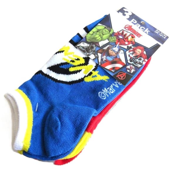 Marvel Avengers 3-pack ankelstrumpor