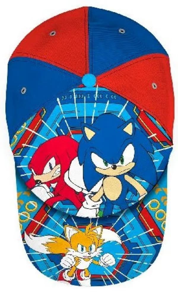 Sonic the Hedgehog -lippis sininen/punainen