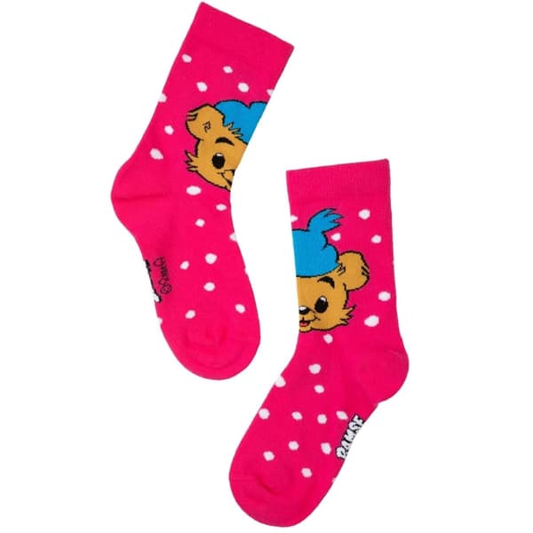 Bamse-sukat, pinkit pilkut