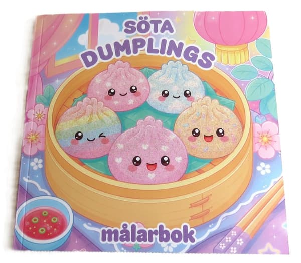 Söta Dumplings målarbok