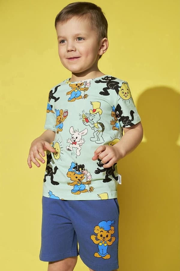 Bamse Kompisar t-shirt mintgrön