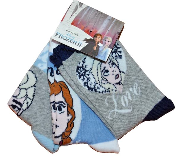 3-pack Disney Frost/Frozen Strumpor Grå