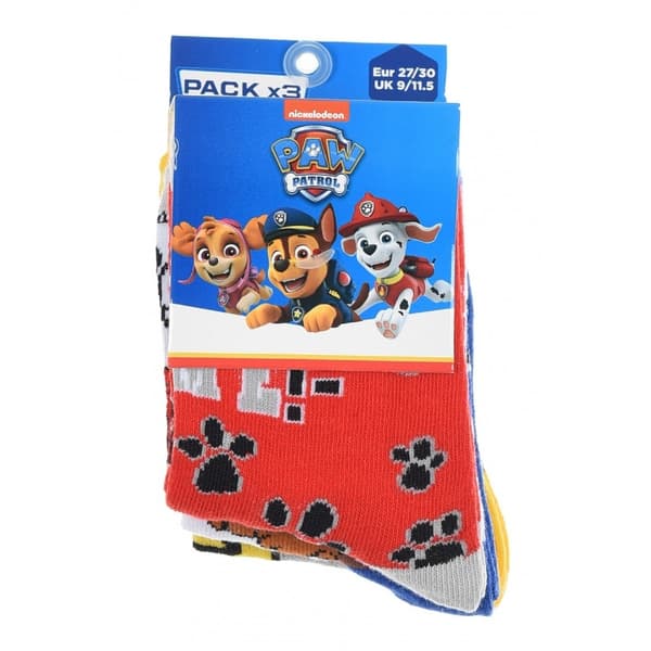 3-pack Paw patrol strumpor Tassar